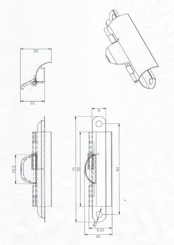 mini clipboard clip drawing