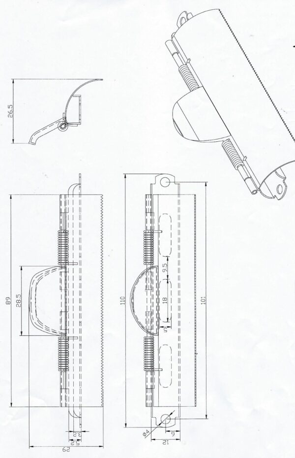 Serrated Clipboard Clip E67B - Premium Quality - Image 2